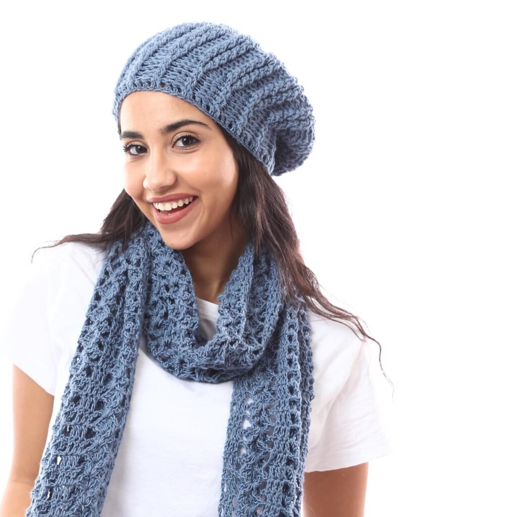 Wool Trendy Beanie Crochet Handmade