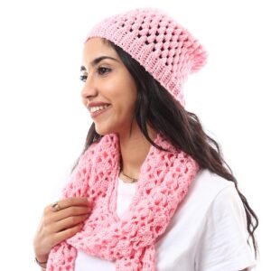 Wool Beanie  Puff Crochet Handmade