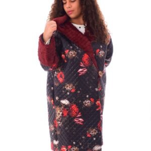 Long Puffer Parka Velvet Fur Decoreted - Image 5