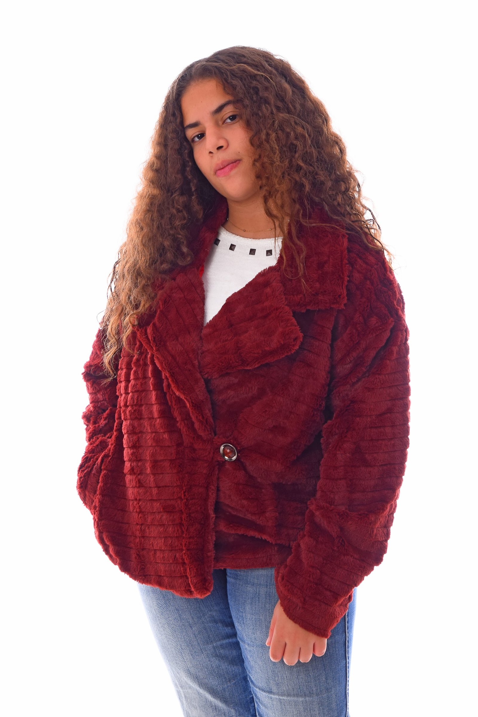 Casual Velvet  Fur Warm Jacket - Image 3