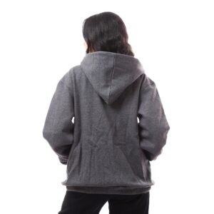 Comfy Unisex Zip Hoodie Jacket Cotton Melton Brushed - Image 2