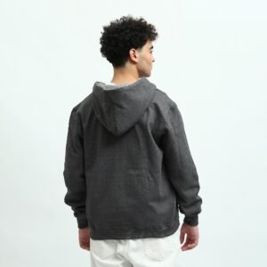 Comfy Unisex Zip Hoodie Jacket Cotton Melton Brushed - Image 6