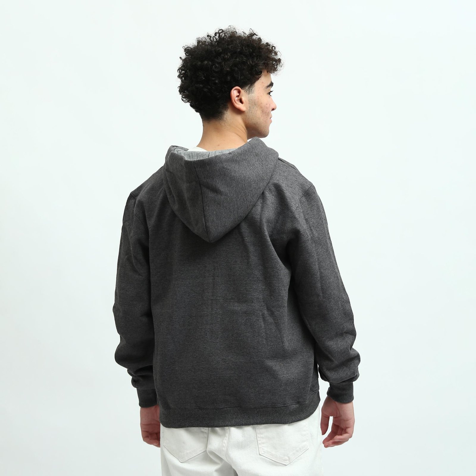 Comfy Unisex Zip Hoodie Jacket Cotton Melton Brushed - Image 6