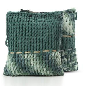 Home Buffy  Fluffy Cover Sets (2 Pieces ) Cushions Hand Made - Image 2