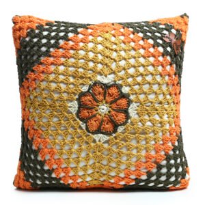 Home Cotton Granny Square Cover Sets (2 Pieces) Cushions Hand Made - Image 7