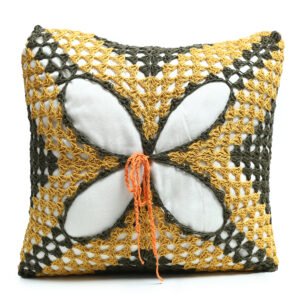 Home Cotton Granny Square Cover Sets (2 Pieces) Cushions Hand Made - Image 4