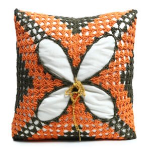 Home Cotton Granny Square Cover Sets (2 Pieces) Cushions Hand Made - Image 3