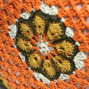 Home Cotton Granny Square Cover Sets (2 Pieces) Cushions Hand Made - Image 6