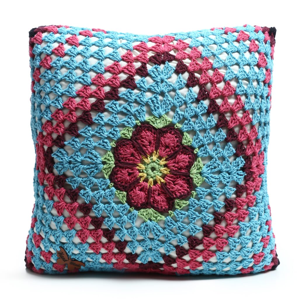 Home Cotton Granny Square Cover Sets (2 pecies )Cushions  Hand Made
