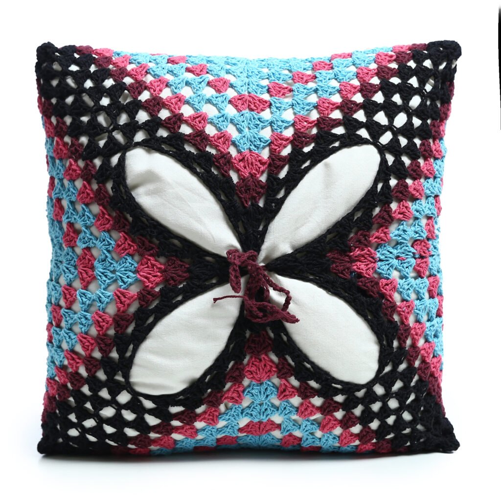Home Cotton Granny Square Cover Sets (2 pecies )Cushions  Hand Made