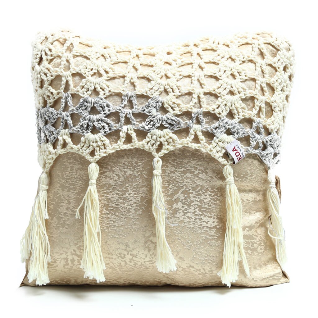 Double Gold Cover Cushions  Sets (2 Pieces)