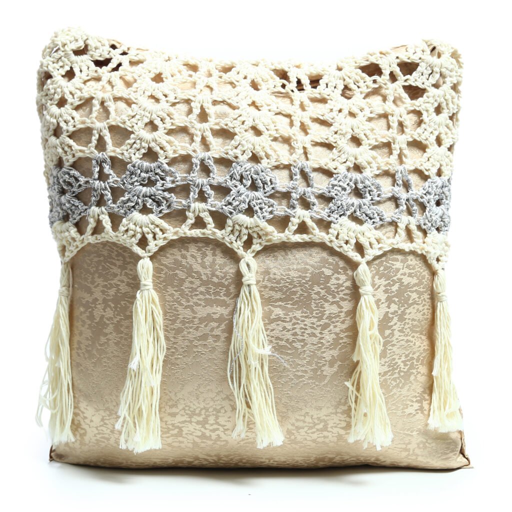 Double Gold Cover Cushions  Sets (2 Pieces)